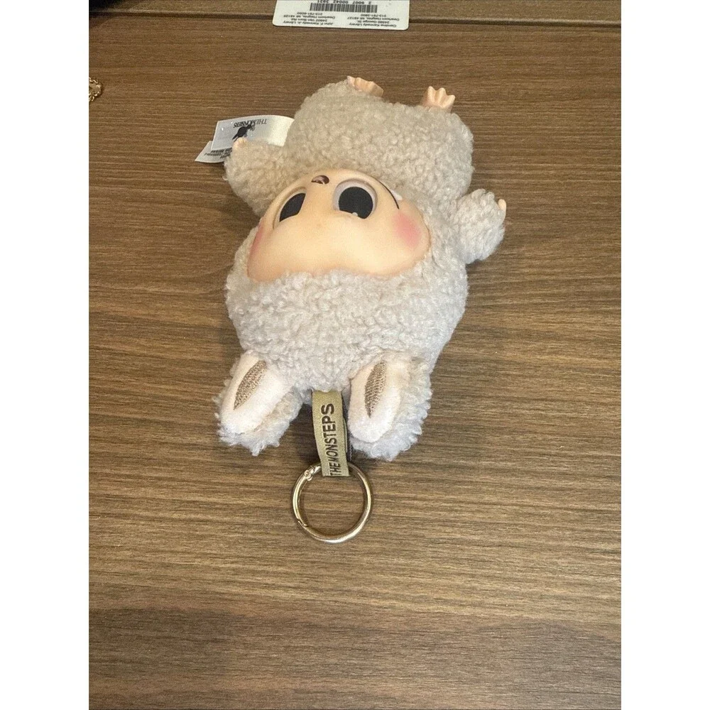 Pop Mart Labubu Macaron Plush Dolls Keychain the Monsters